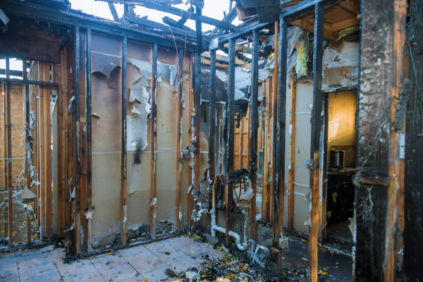 Professional Soot Cleanup technician working in Heritage Lake, IN